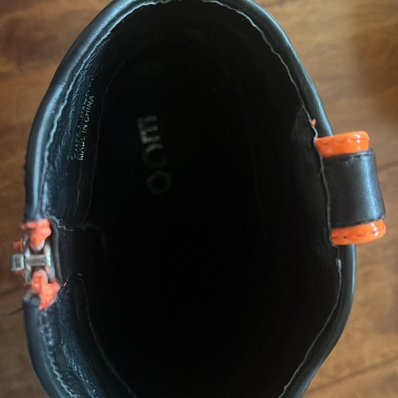 Ego Hartley orange snake print western ankle boot Size 7 - Picture 9 of 10